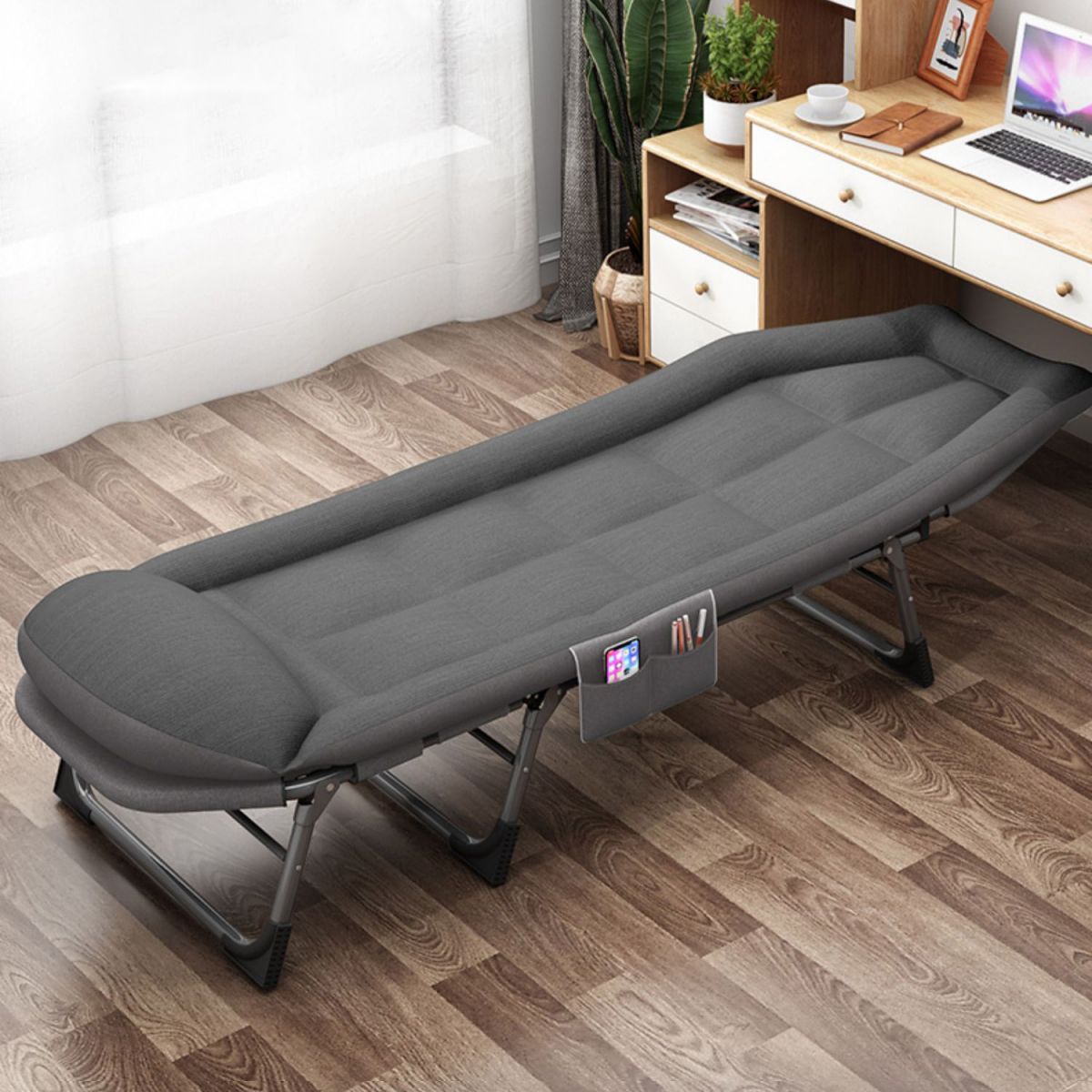 Metallrahmen Standard Liege 25,59 "breitklappbarer Liegestuhl