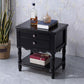 Solid Wood Night Table Open Storage Bed Nightstand with Drawer Clearhalo 'Bedroom Furniture' 'furn' 'furn_night_stand' 'Furniture' 'night_stand' 'Nightstands' 1200x1200_c53e6d6c-6eb2-487d-9c71-d149a72afbc9
