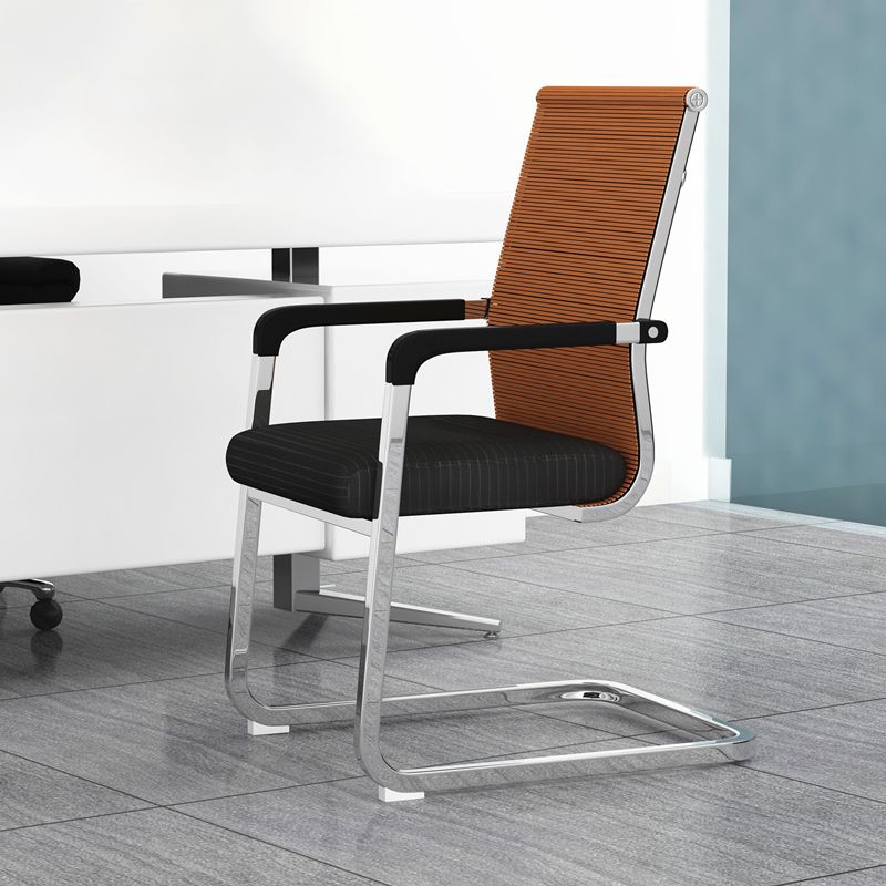 Silver Metal Modern Conference Stuhl mit atmungsaktivem Airgrid Seat Office Stuhl
