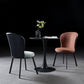 Sillas de comedor tapizadas de estilo industrial sólido sillón de comedor sin brazo
