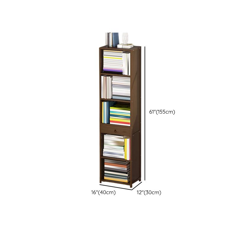 Modern Wooden Accent Chest Living Room Chest with Shelves in Dark Brone Clearhalo 'Cabinets & Chests' 'cabinets_chests' 'furn' 'furn_cabinets_chests' 'Furniture' 'Living Room Furniture' 1200x1200_c5439ab3-7f99-4d47-9805-eff7dc73045a