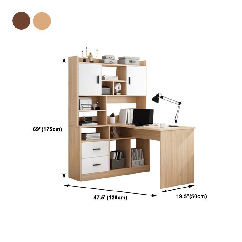 Contemporary Home Credenza Desk Rectangular Wooden Writing Desk Clearhalo 'furn' 'furn_office_desk' 'Furniture' 'Office Desks' 'Office Furniture' 'office_desk' 1200x1200_c543e143-e260-457c-b280-e1119d14fde8