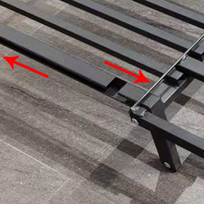 Faux Leather Armless Contemporary Bed Settee with Pillows in Grey Clearhalo 'furn' 'furn_sofas' 'Furniture' 'Living Room Furniture' 'Sofa' 'sofas' 1200x1200_c54724b5-879e-48b0-bcf9-ce213919c6c5