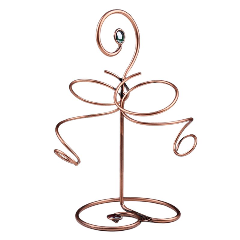 Porte-bouteille en or moderne support de bouteille de vin en métal pour cuisine