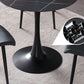 Glam Sintered Stone Dining Table Set Round 1/2/3/4/5 Pieces Dining Set for Home Use