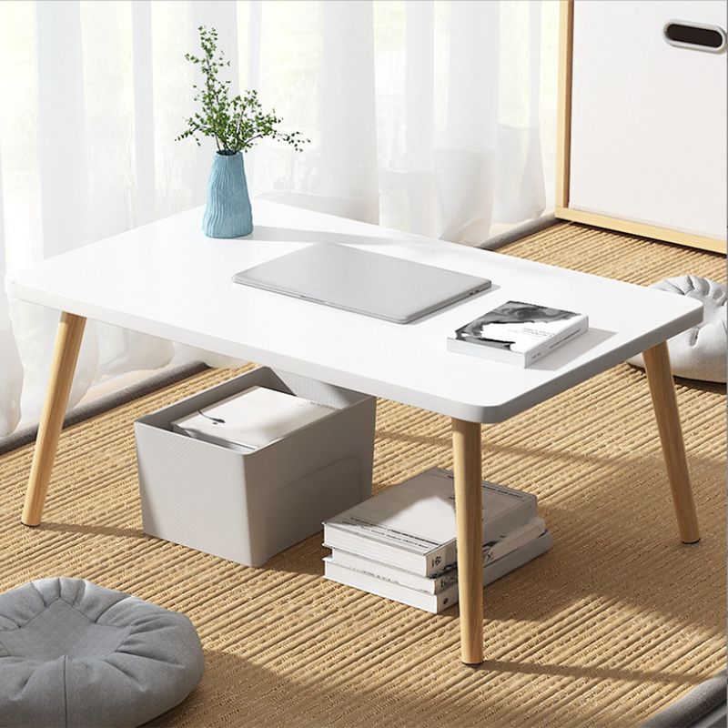 4 Legs Base Design Square/rectangular Wood-based Board Table Coffee Table Clearhalo 'Coffee & Accent Tables' 'Coffee Tables' 'coffee_tables' 'furn' 'furn_coffee_tables' 'Furniture' 'Living Room Furniture' 1200x1200_c54b3f81-3539-4e69-b2b8-c50174c1f937