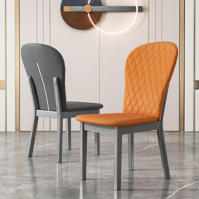 Sedia laterale per interni industriali in legno parsons sedia a braccia