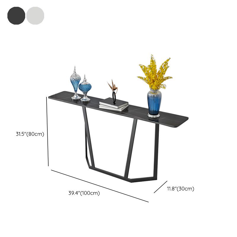 Tabla de consola sofá moderna Tabla de acento de consola de acabado antiguo