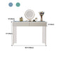 Contemporary 2-Drawer Vanity Dressing Table Slate Top Make-up Vanity