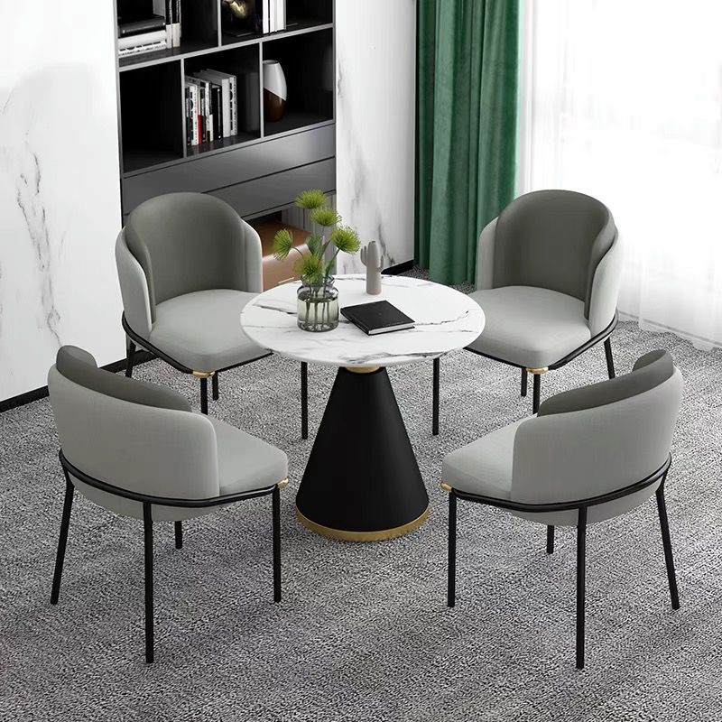 Modern 1/2/5 Pieces Metal Dining Set Dining Furniture Set /Separate Items Clearhalo 'Dining Room Sets' 'Dining Tables & Seating' 'dining_room_set' 'furn' 'furn_dining_room_set' 'Furniture' 'furniture_dining_room_set' 'Kitchen & Dining Furniture' 'kitchen&dining_furn' 'kitchen' 1200x1200_c5501acc-2674-4fb8-969b-a8902da3aa1e