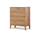 Modern Natural Rectangle Accent Chest with Drawers in Rubberwood Clearhalo 'Cabinets & Chests' 'cabinets_chests' 'furn' 'furn_cabinets_chests' 'Furniture' 'Living Room Furniture' 1200x1200_c551920a-f53d-454d-945c-41f423157a73