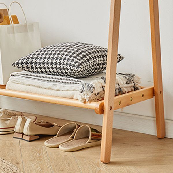 Rastrellone moderno a 4 ganci a 4 manopoli con ripiani di stoccaggio