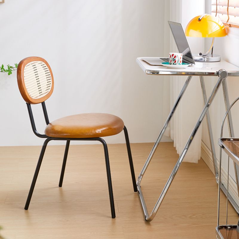 Modern Style Metal Chair Set Open Back Side Kitchen Dining Room Chairs Clearhalo ' kitchen&dining_furn' 'Dining Chairs' 'Dining Tables & Seating' 'dining_chair' 'furn' 'furn_dining_chair' 'Furniture' 'furniture_dining_chair' 'Kitchen & Dining Furniture' 'kitchen' 1200x1200_c5582d42-b16c-46b4-a5a7-bdf32b5276b2