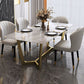 Glam Style 1/4/5/6/7 Pieces Dining Set Sintered Stone Dining Table Set for Dining Areas Clearhalo 'Dining Room Sets' 'Dining Tables & Seating' 'dining_room_set' 'furn' 'furn_dining_room_set' 'Furniture' 'furniture_dining_room_set' 'Kitchen & Dining Furniture' 1200x1200_c55a8937-e0bd-4979-8450-b2ceb64c92d3