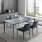 Grey Sintered Stone Top Dining Table Rectangle Table with Metal Base and 4 Legs Clearhalo ' dining_table' 'Dining Tables & Seating' 'Dining Tables' 'Furniture' 'furniture_dining_table' 'Kitchen & Dining Furniture' 'kitchen&dining_furn' 'kitchen' 'kitchen_dining_table' 1200x1200_c55c3158-1e49-4c7e-b9c3-1689f15e50ef