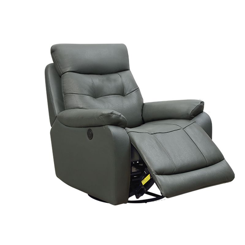 38" Wide Standard Recliner Genuine Leather Single Recliner Chair