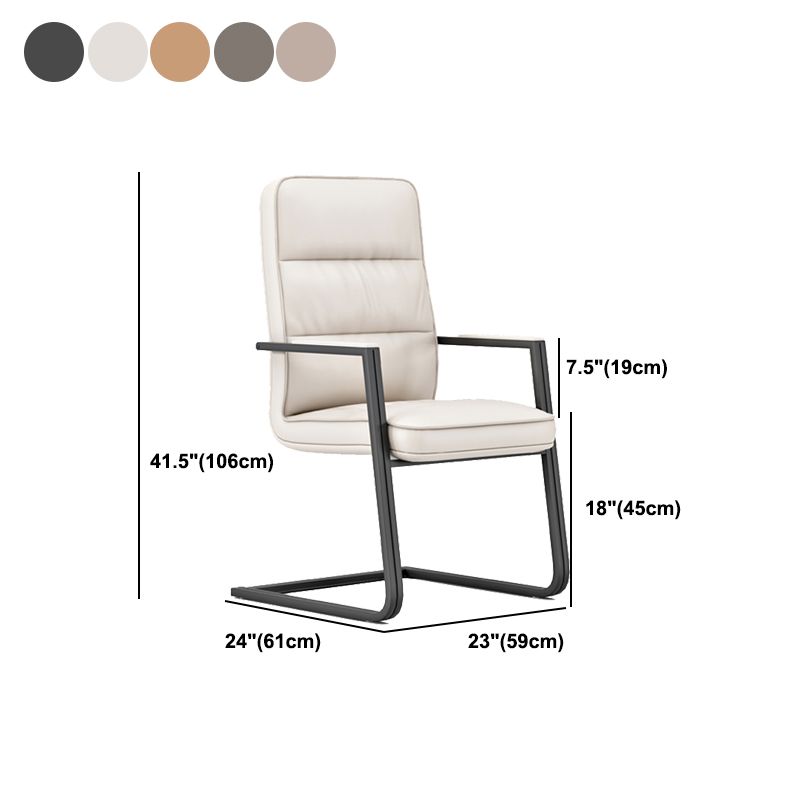 Moderner Faux Leder Office Stuhl Ergonomic High Back Working Stuhl