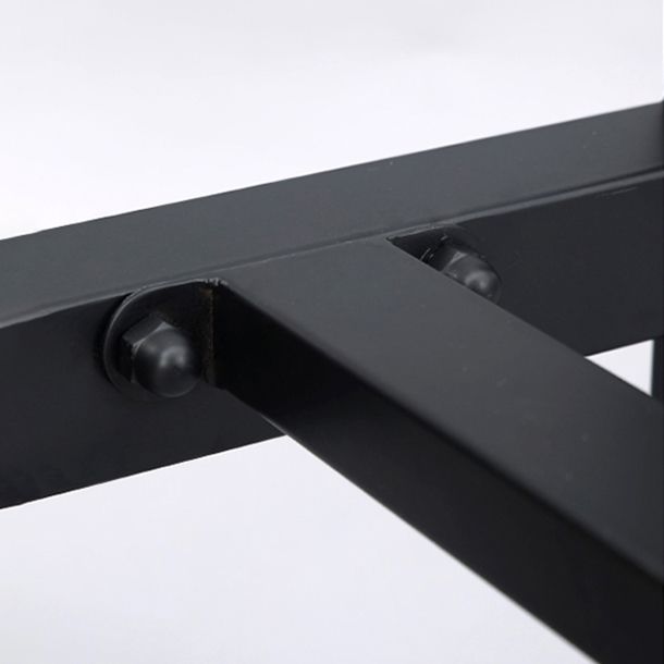 Pine Wood Bar Table Industrial Bar Table with Trestle Base in Black Clearhalo 'Bar Furniture' 'Bar Tables' 'bar_tables' 'furn' 'furn_bar_tables' 'Furniture' 'furniture_bar_tables' 'Kitchen & Dining Furniture' 1200x1200_c55fb3f7-755d-48a5-9556-73d33c76e559