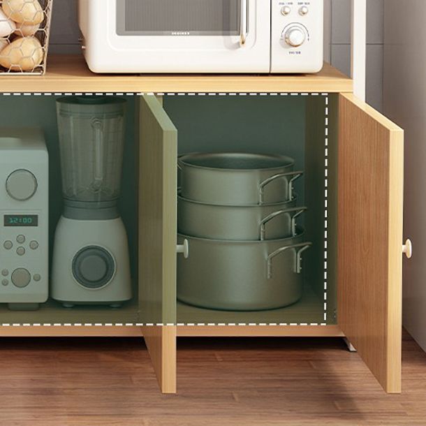 Modern Open Storage Buffet Sideboard Kitchen Engineered Wood Buffet Stand Clearhalo 'buffet_sideboard' 'Buffets & Sideboards' 'Furniture' 'furniture_buffet_sideboard' 'Kitchen & Dining Furniture' 1200x1200_c566a817-f907-43fc-8d1e-f1eea000ea4d