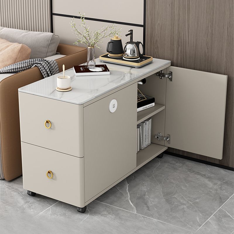 Tavolo da snack estremo del rettangolo contemporaneo con cassetti di archiviazione