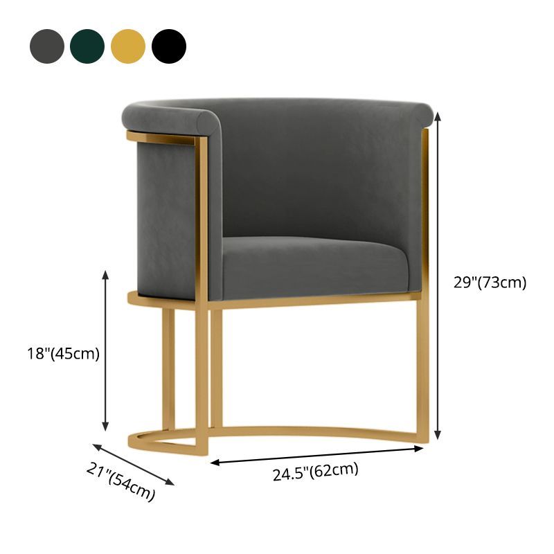 Scandinavian Style Upholstered Armless Chairs Solid Back Side Chairs for Home Clearhalo ' kitchen&dining_furn' 'Dining Chairs' 'Dining Tables & Seating' 'dining_chair' 'furn' 'furn_dining_chair' 'Furniture' 'furniture_dining_chair' 'Kitchen & Dining Furniture' 'kitchen' 1200x1200_c56ae7bb-771b-4c7b-ac89-1adfdd9329de