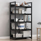 Offenes Metall -Holzbuchhandel Modern Home Wohnzimmer Bücherregal