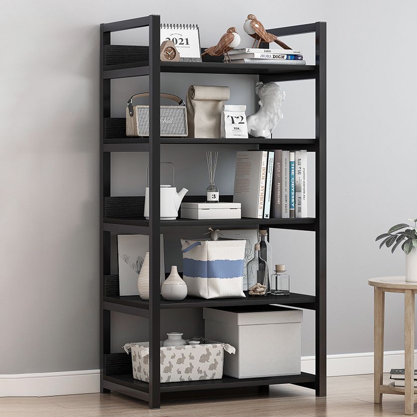 Offenes Metall -Holzbuchhandel Modern Home Wohnzimmer Bücherregal