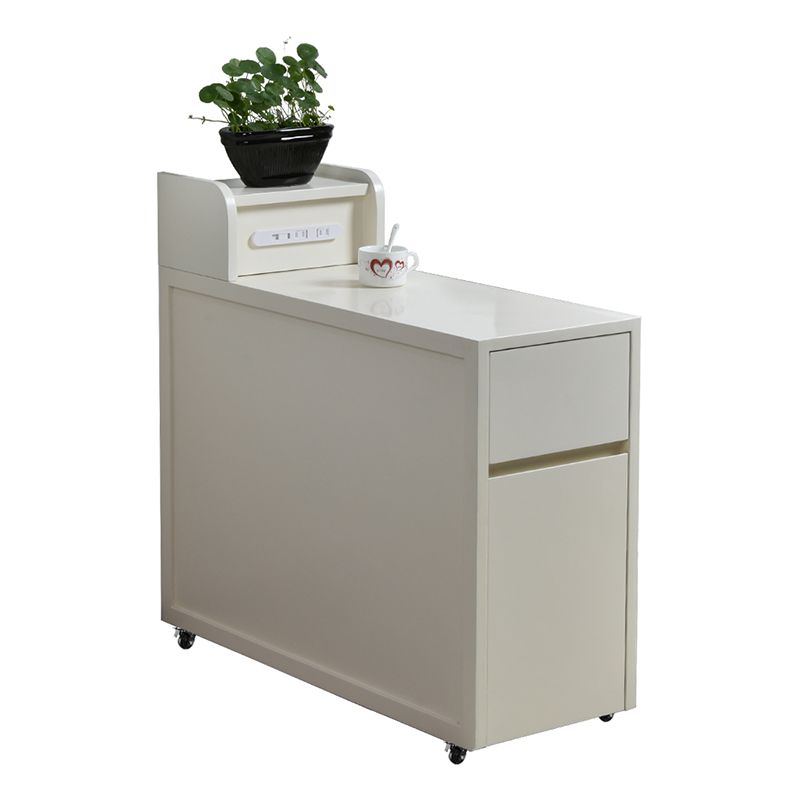 Rechteckiger Holz Beistelltisch zeitgenössischer Endtisch mit Lagerung für Wohnzimmer