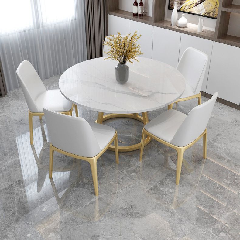 Eigentijdse ronde tafel set 1/2/5/7 stukken dinerset voor keuken