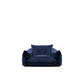 Modern Standard Blue Sofa Cushions Pillow Top Arm Settee for Living Room
