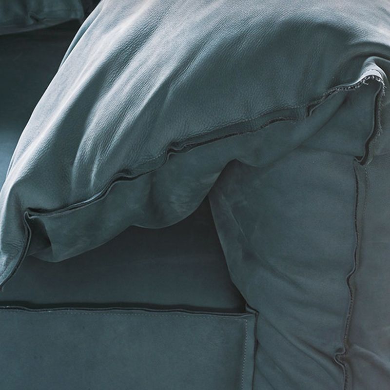 Zeitgenössisches Wohnzimmer Kunstleder Kissen Top Arm Kissen Sofa