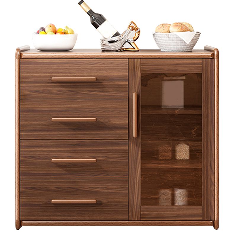 Cucina moderna in stile cucina sideboard in legno ingegnerizzato con 4 cassetti