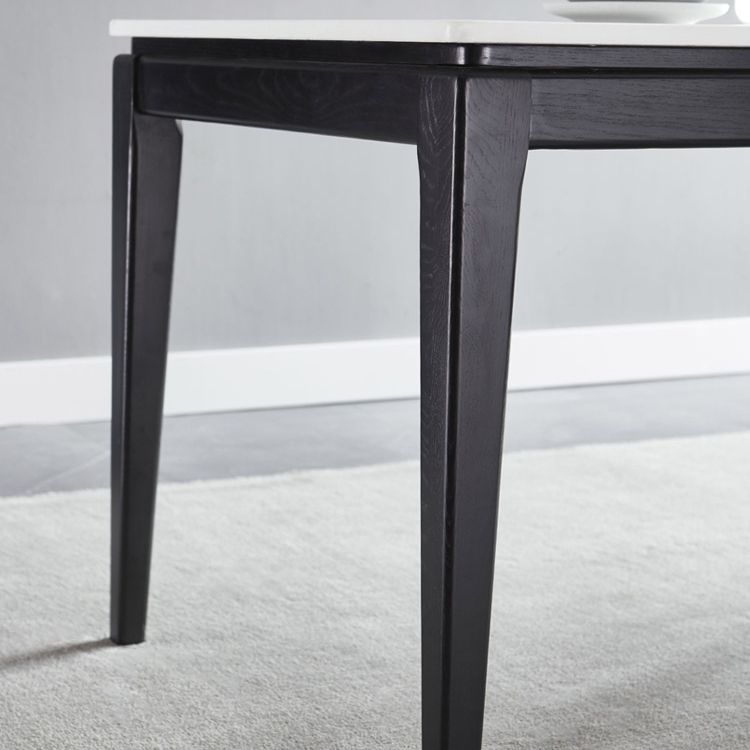 Modern Style Home Sintered Stone Dining Table Rectangle Shape Table with 4 Legs Base Clearhalo ' dining_table' 'Dining Tables & Seating' 'Dining Tables' 'furn' 'furn_dining_table' 'Furniture' 'furniture_dining_table' 'Kitchen & Dining Furniture' 'kitchen&dining_furn' 'kitchen' 'kitchen_dining_table' 1200x1200_c578e778-fb45-47ed-8b8b-39f23dd23ced