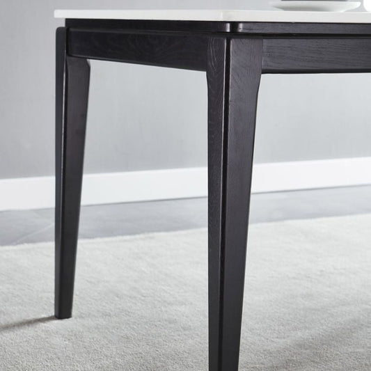 Modern Style Home Sintered Stone Dining Table Rectangle Shape Table with 4 Legs Base