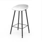 Modern Backrest Counter Stool Iron Cafe Bar Stool with Pedal and Acrylic Seat Clearhalo 'Bar Furniture' 'Bar Stools' 'bar_stools' 'furn' 'furn_bar_stools' 'Furniture' 'Kitchen & Dining Furniture' 1200x1200_c57a7f0b-baab-4e5f-ad26-3b07b0550381