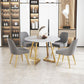 Traditional Luxury Round Double Pedestal Home Furniture Stone Dining Table Clearhalo ' dining_table' 'Dining Tables & Seating' 'Dining Tables' 'furn' 'furn_dining_table' 'Furniture' 'furniture_dining_table' 'Kitchen & Dining Furniture' 'kitchen&dining_furn' 'kitchen' 'kitchen_dining_table' 1200x1200_c57b479c-e2a0-4bc4-9127-86db73d23c19