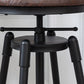 Modern Rotatable Counter Stool Iron Bar Stool with Seat and Pedal