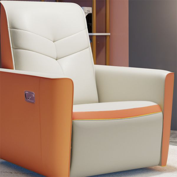 Leather Standard Recliner Modern Simple Home Single Recliner