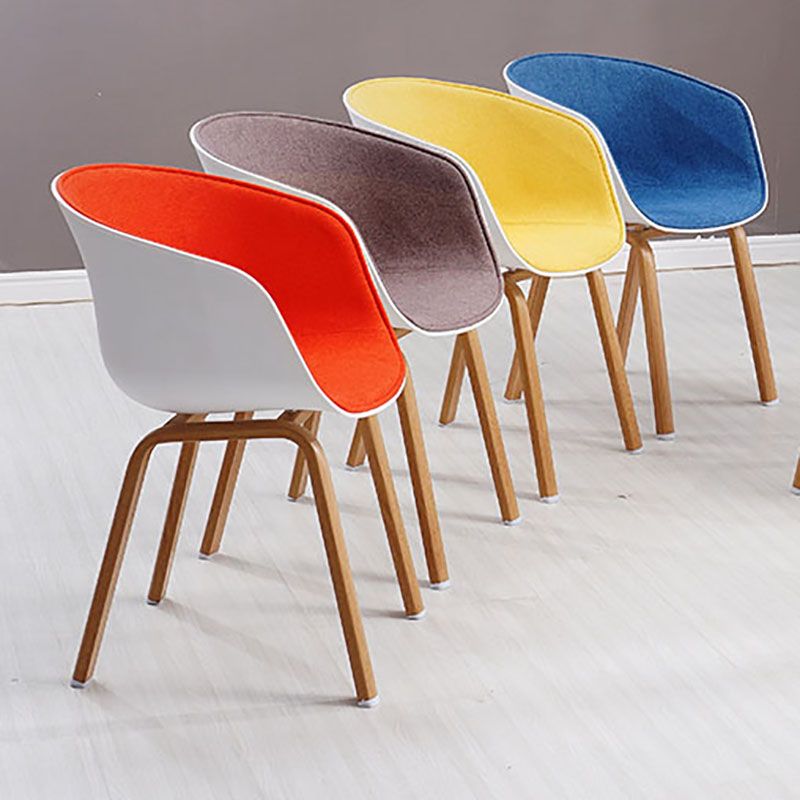 Contemporary Style Kitchen Metal Dining Chairs Dining Arm Side Chairs Clearhalo ' kitchen&dining_furn' 'Dining Chairs' 'Dining Tables & Seating' 'dining_chair' 'Furniture' 'furniture_dining_chair' 'Kitchen & Dining Furniture' 'kitchen' 1200x1200_c57f2b06-3a78-4f90-ac2b-cad4ace583f9