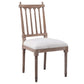 Farmhouse Fabric Dining Chair 40"H Slat Back Side Chair with Wooden Base for Restaurant Clearhalo ' kitchen&dining_furn' 'Dining Chairs' 'Dining Tables & Seating' 'dining_chair' 'furn' 'furn_dining_chair' 'Furniture' 'furniture_dining_chair' 'Kitchen & Dining Furniture' 'kitchen' 1200x1200_c57f31ee-6343-4fff-9fd5-4040580b6df9