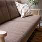 Living Room Contemporary Square Arm Stationary Slipcovered Sofa
