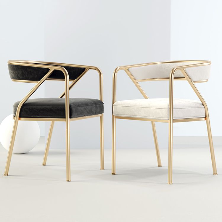 Flannel Scandinavian Restaurant Arm Chair Open Multi-color Dining Chair Clearhalo ' kitchen&dining_furn' 'Dining Chairs' 'Dining Tables & Seating' 'dining_chair' 'furn' 'furn_dining_chair' 'Furniture' 'furniture_dining_chair' 'Kitchen & Dining Furniture' 'kitchen' 1200x1200_c58693c6-04b9-46f7-bd54-de25969386b3