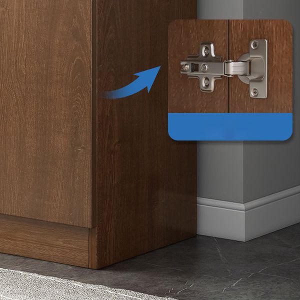 Server a buffet da 71,6 "moderni in legno ingegnerizzato con porte di vetro