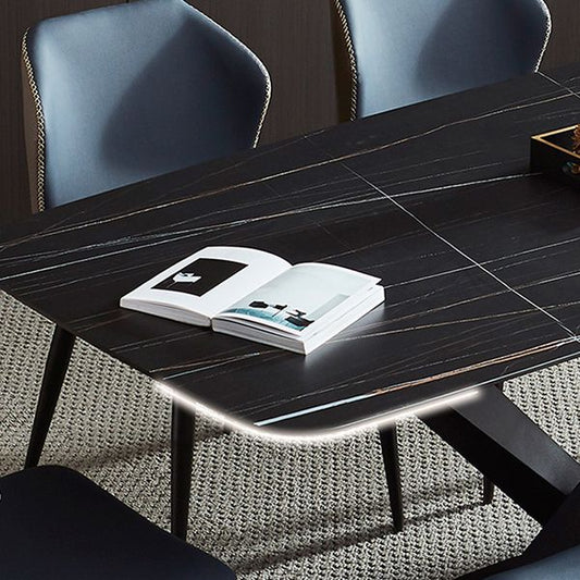 Modern 1/2/5/7 Pieces Dining Set Sintered Stone Dining Table Set Clearhalo 'Dining Room Sets' 'Dining Tables & Seating' 'dining_room_set' 'furn' 'furn_dining_room_set' 'Furniture' 'furniture_dining_room_set' 'Kitchen & Dining Furniture' 'kitchen&dining_furn' 'kitchen' 1200x1200_c58a1623-c26a-4cdc-a0e0-e13f252c0026