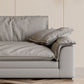 Grey Contemporary Faux Leather Pillow Top Arm Sofa with Loose Back for Living Room Clearhalo 'furn' 'furn_sofas' 'Furniture' 'furniture_sofas' 'kitchen' 'kitchen_sofas' 'Living Room Furniture' 'Sofa' 'sofas' 1200x1200_c58a4e6a-b478-425e-90f6-6e49c1ebe8a8