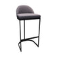 Low Back Bar Stools Glam Metal Dining Stools with Metal Base Clearhalo 'Bar Furniture' 'Bar Stools' 'bar_stools' 'furn' 'furn_bar_stools' 'Furniture' 'Kitchen & Dining Furniture' 1200x1200_c58b9293-0bbb-4f6c-bdfd-cab44639c44e