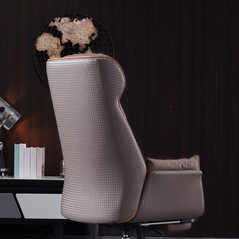 Modern Leather Managers Chair Brown Executive Chair for Office Clearhalo 'furn' 'furn_office_chair' 'Furniture' 'Office Chairs' 'Office Furniture' 'office_chair' 1200x1200_c58d0646-3793-4cab-98fc-6029abd298f0