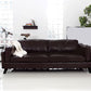 Faux Leather Sofa Modern 25.98" H Cushions Couch in Black/Brown Clearhalo 'furn' 'furn_sofas' 'Furniture' 'furniture_sofas' 'kitchen' 'kitchen_sofas' 'Living Room Furniture' 'Sofa' 'sofas' 1200x1200_c58de8cd-1700-4dc2-9544-08665f538f24