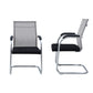 Chaise de bureau à cadre argenté sans fauteuil AirGrid pénible avec respirabilité