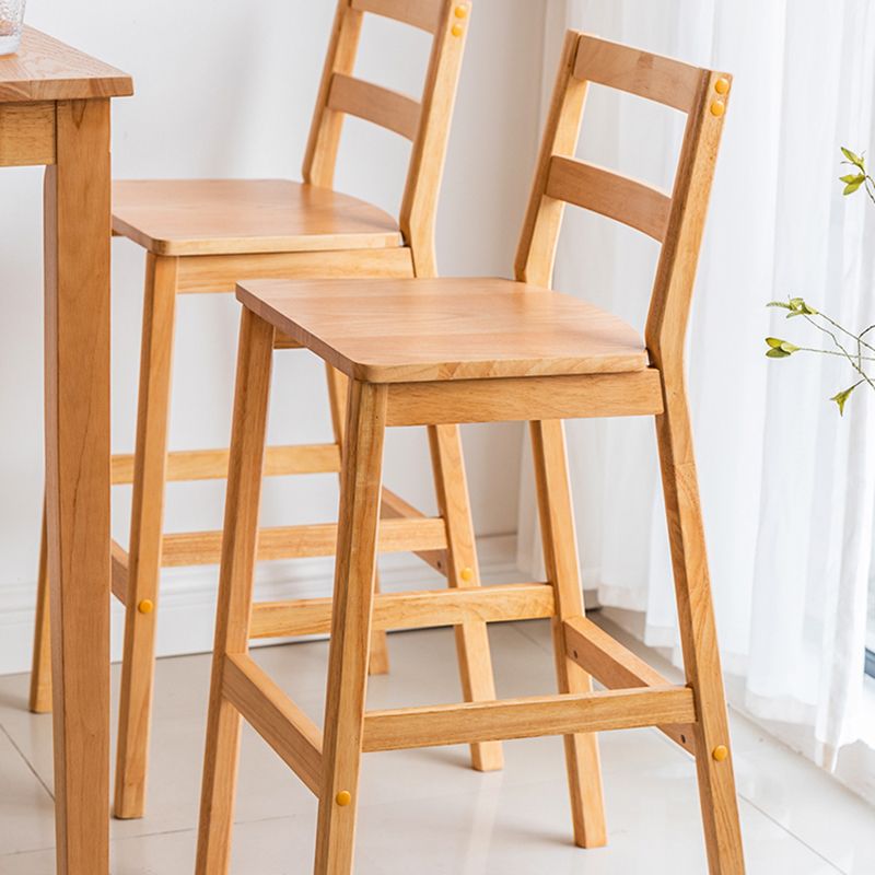Modern Solid Wood Counter & Bar Stool Low Back Bar Stool with Wood Legs Clearhalo 'Bar Furniture' 'Bar Stools' 'bar_stools' 'furn' 'furn_bar_stools' 'furniture_bar_stools' 'Kitchen & Dining Furniture' 'kitchen&dining_furn' 'kitchen' 'kitchen_furn' Furniture' 1200x1200_c59023cd-70fa-4783-b656-f00b1071c4c0